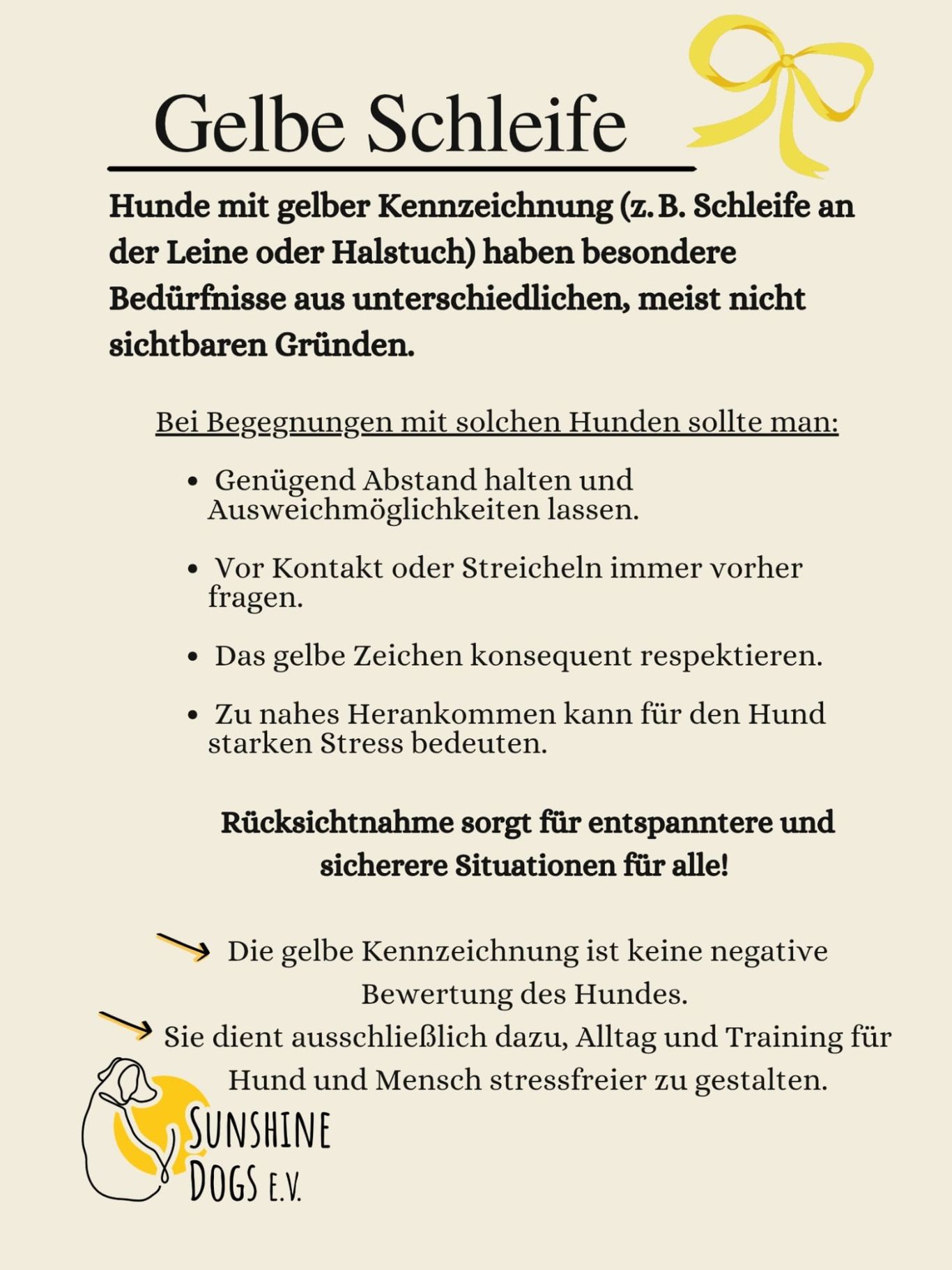 Die gelbe Schleife